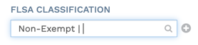 FLSA Classification