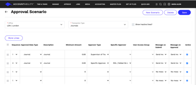 Sequential Approvals - Journal